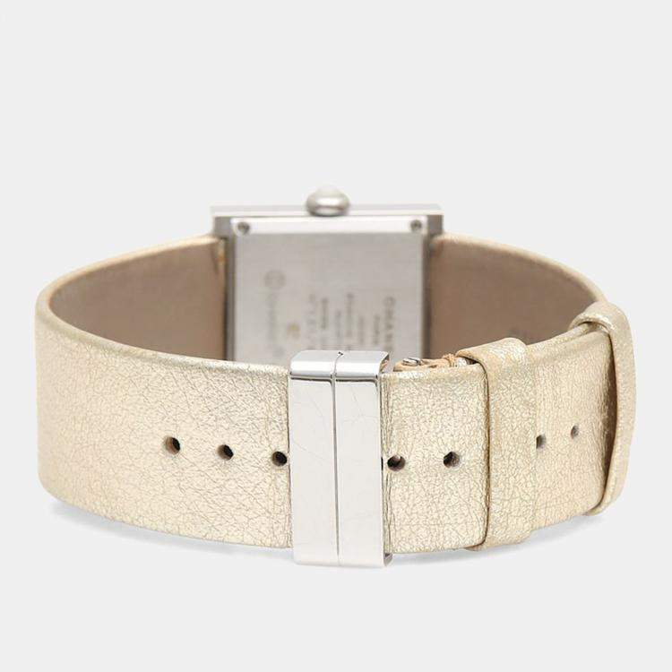 Pre Owned Chanel Mademoiselle Quartz Stainless Steel Women's Wristwatch 22.5 mm