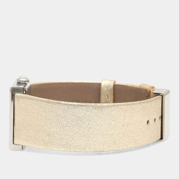 Pre Owned Chanel Mademoiselle Quartz Stainless Steel Women's Wristwatch 22.5 mm