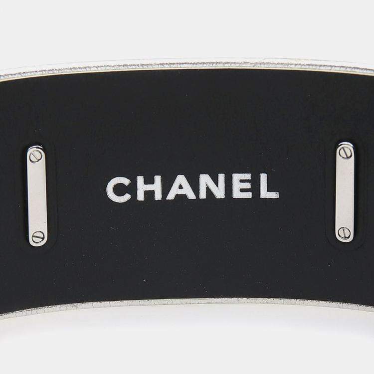 Pre Owned Chanel J12 Diamond H4664 Quartz Ceramic Stainless Steel Womens Wristwatch 20 mm