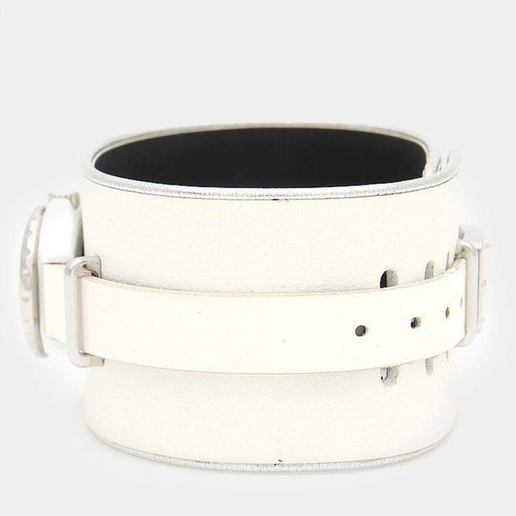 Pre Owned Chanel J12 Diamond H4664 Quartz Ceramic Stainless Steel Womens Wristwatch 20 mm
