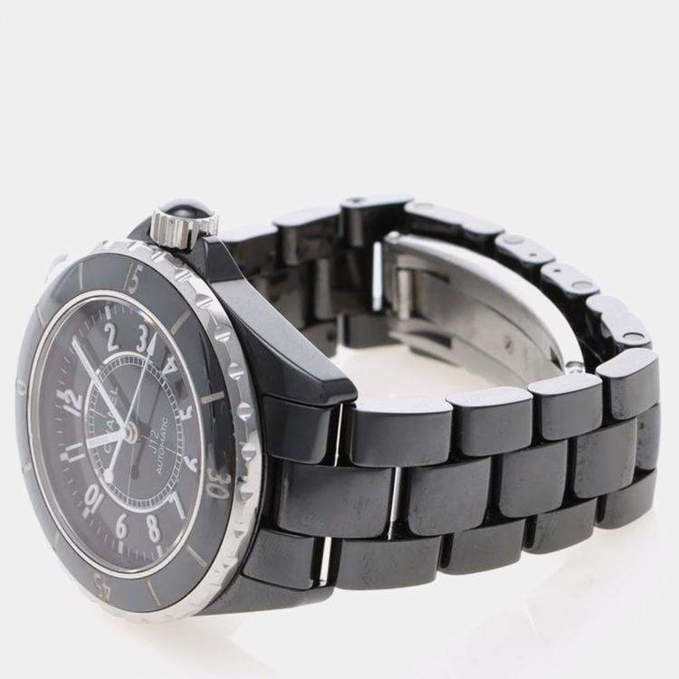 Pre Owned Chanel J12 H0685 Automatic Stainless Steel Men's Wristwatch 39 mm