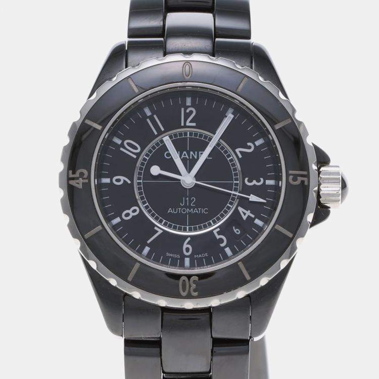 Pre Owned Chanel J12 H0685 Automatic Stainless Steel Men's Wristwatch 39 mm
