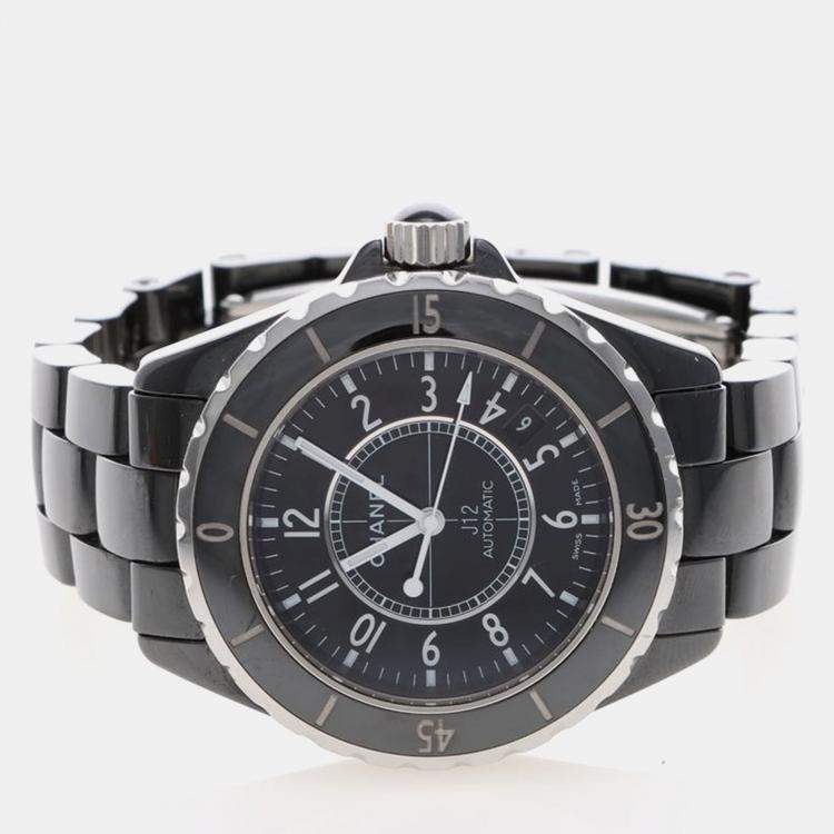 Pre Owned Chanel J12 H0685 Automatic Stainless Steel Men's Wristwatch 39 mm