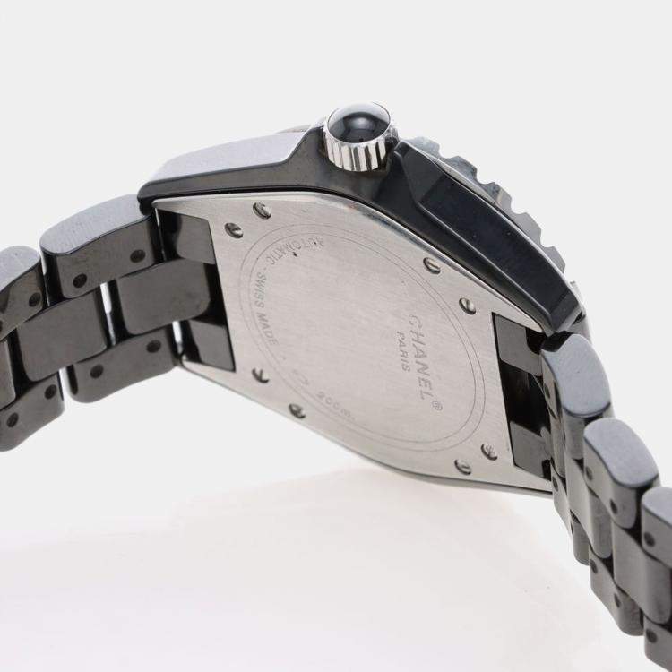 Pre Owned Chanel J12 H0685 Automatic Stainless Steel Men's Wristwatch 39 mm