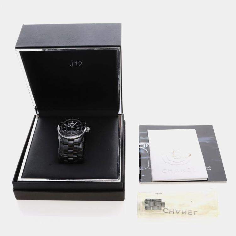 Pre Owned Chanel J12 H0685 Automatic Stainless Steel Men's Wristwatch 39 mm