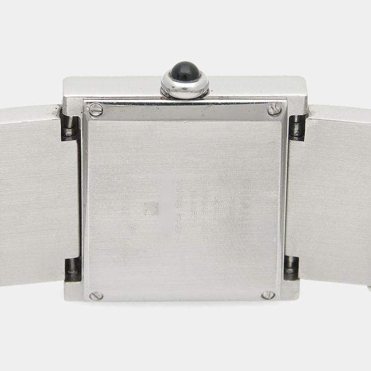 Pre Owned Chanel Mademoiselle Quartz Stainless Steel Women's Wristwatch 22 mm