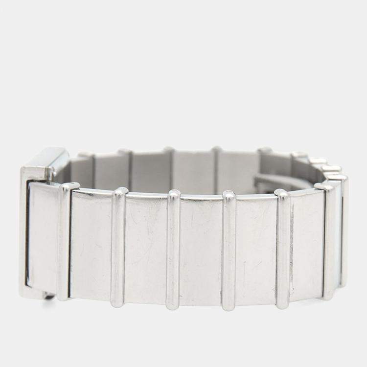 Pre Owned Chanel Mademoiselle Quartz Stainless Steel Women's Wristwatch 22 mm