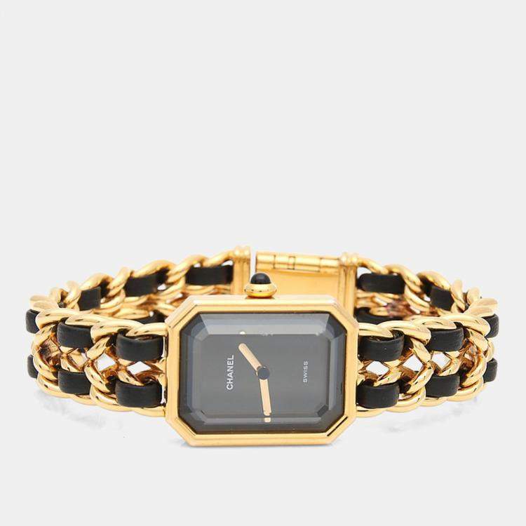 Pre Owned Chanel Premiere Quartz Stainless Steel Women's Wristwatch 20 x 26 mm
