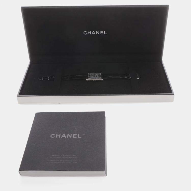 Pre Owned Chanel Boyfriend Quartz Stainless Steel Women's Wristwatch 27 mm