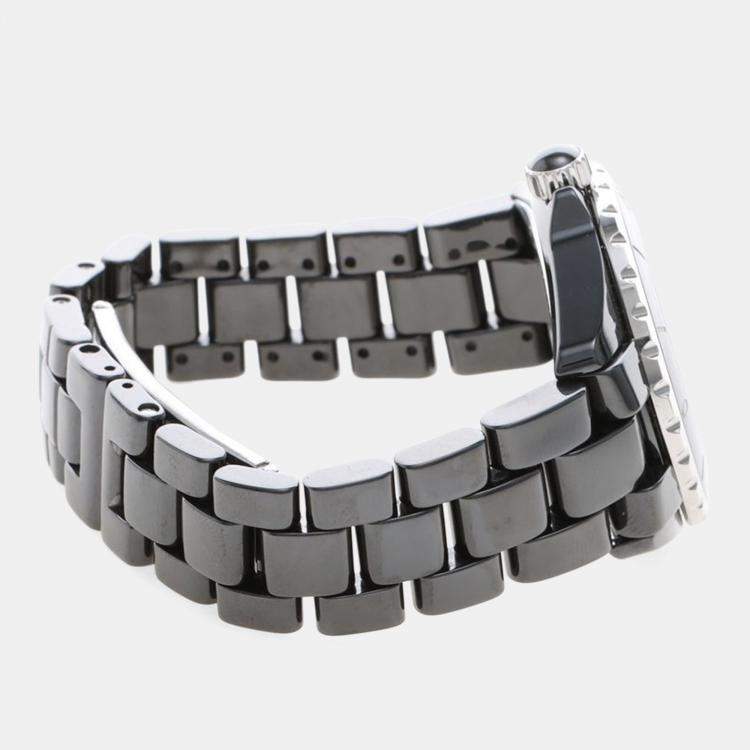 Pre Owned Chanel J12 Automatic Ceramic Stainless Steel women's Wristwatch 39 mm