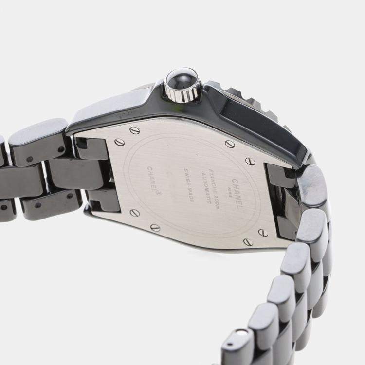 Pre Owned Chanel J12 Automatic Ceramic Stainless Steel women's Wristwatch 39 mm