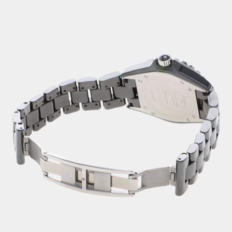 Pre Owned Chanel J12 Automatic Ceramic Stainless Steel women's Wristwatch 39 mm