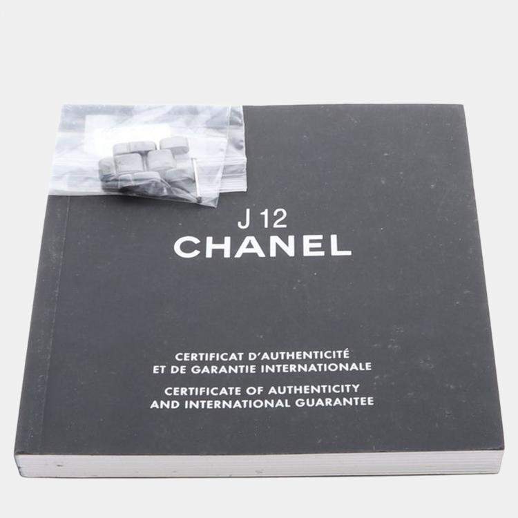 Pre Owned Chanel J12 Automatic Ceramic Stainless Steel women's Wristwatch 39 mm