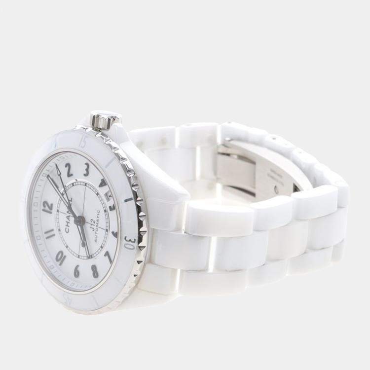 Pre Owned Chanel J12 Automatic Ceramic Men's Wristwatch 39 mm