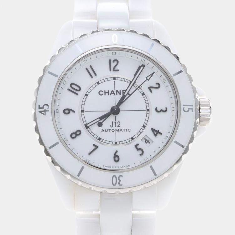 Pre Owned Chanel J12 Automatic Ceramic Men's Wristwatch 39 mm