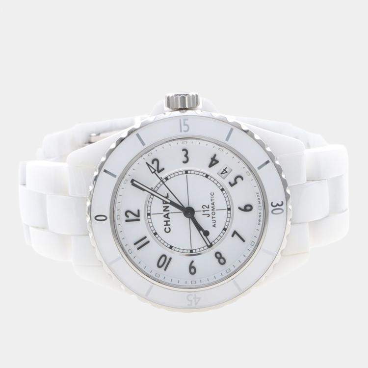 Pre Owned Chanel J12 Automatic Ceramic Men's Wristwatch 39 mm