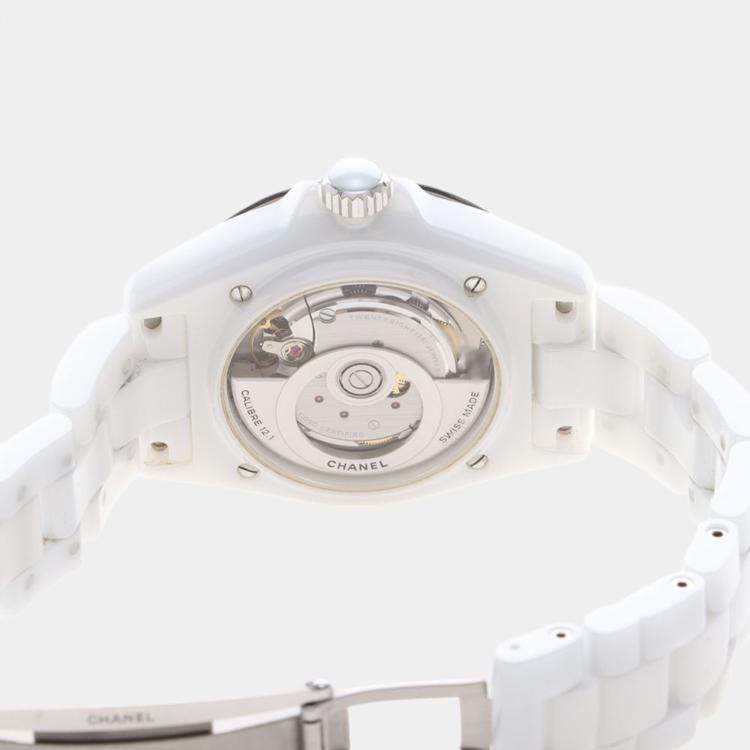 Pre Owned Chanel J12 Automatic Ceramic Men's Wristwatch 39 mm