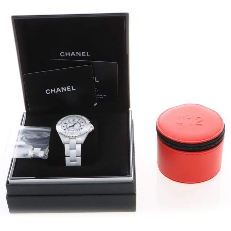 Pre Owned Chanel J12 Automatic Ceramic Men's Wristwatch 39 mm
