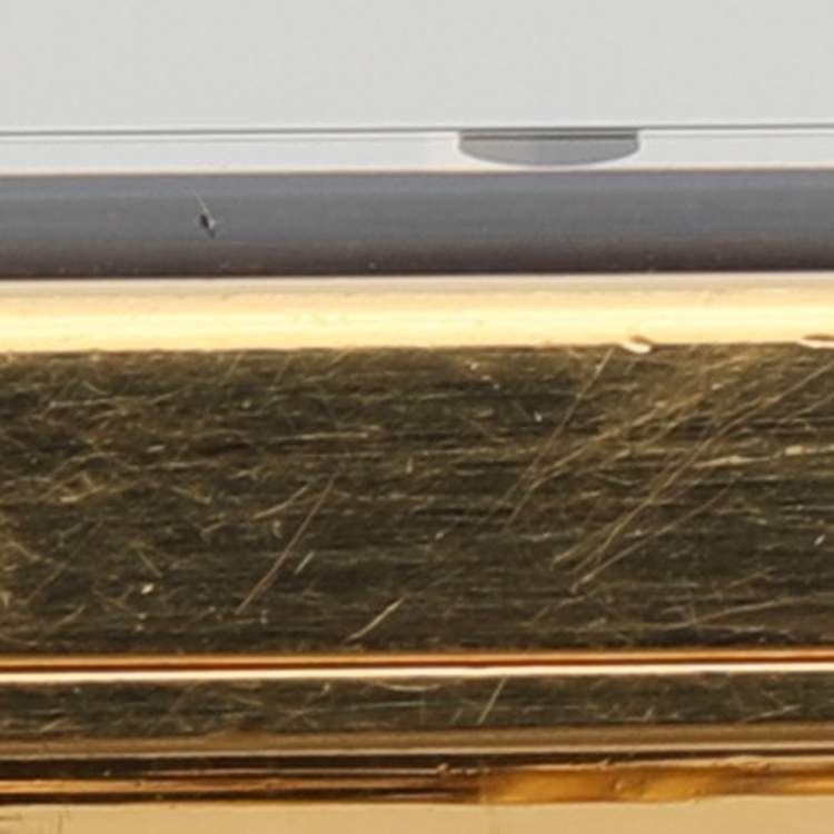 Pre Owned Chanel Black Gold Plated Stainless Steel Leather Premiere H6951 Women's Wristwatch 20 mm