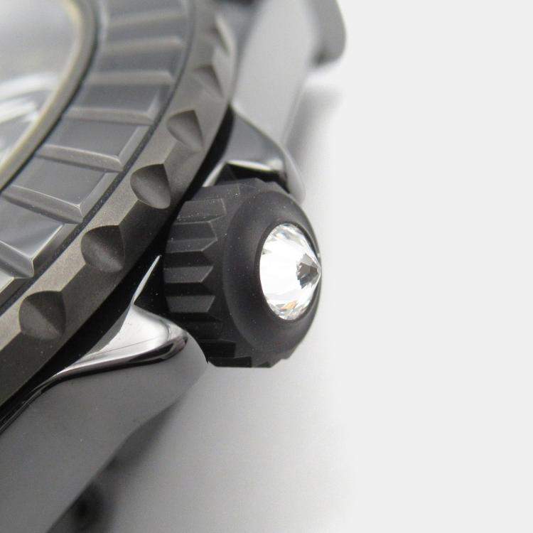 Pre Owned Chanel Mademoiselle H9761 Automatic Black Stainless Steel Women's Wristwatch 39 mm