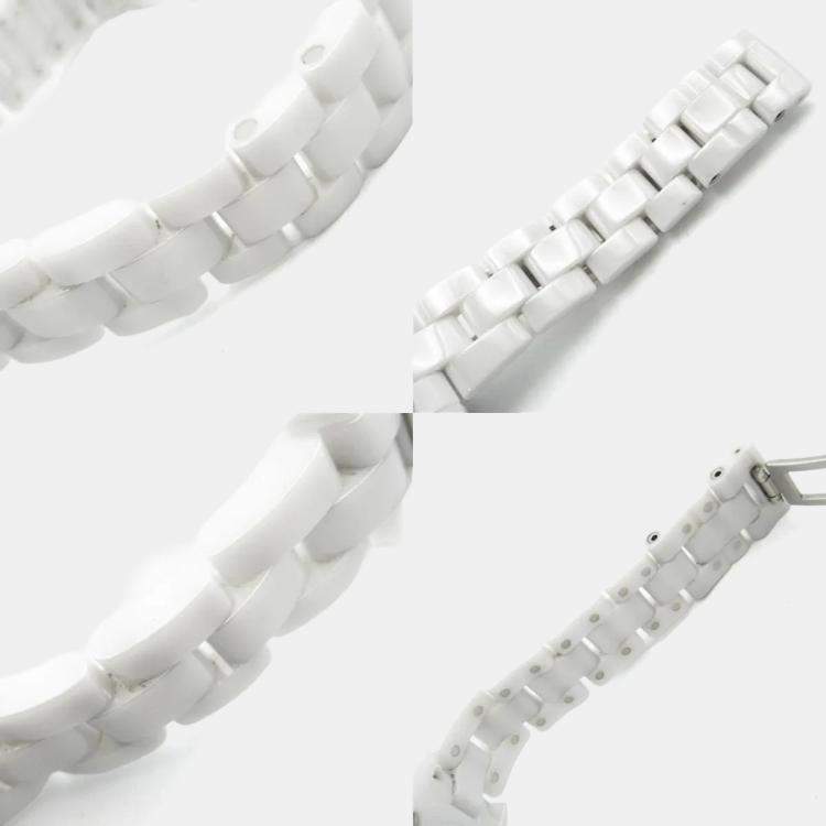 Pre Owned ساعة يد نسائية شانيل J12 H7419 سيراميك أبيض كوارتز 33.5 مم
