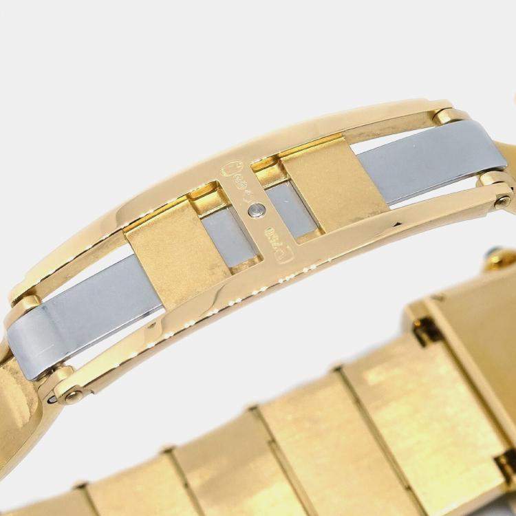 Pre Owned Chanel Mademoiselle Y.N.118910 Quartz 18k Yellow Gold Women's Wristwatch 23 mm