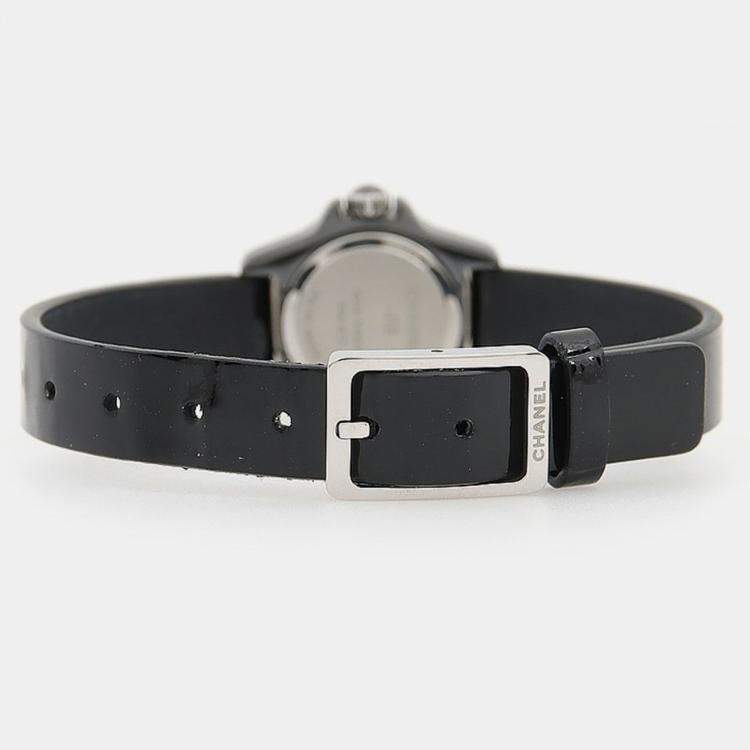 Pre Owned Chanel J12 H4663 Quartz Ceramic Diamond Women's Wristwatch 20mm