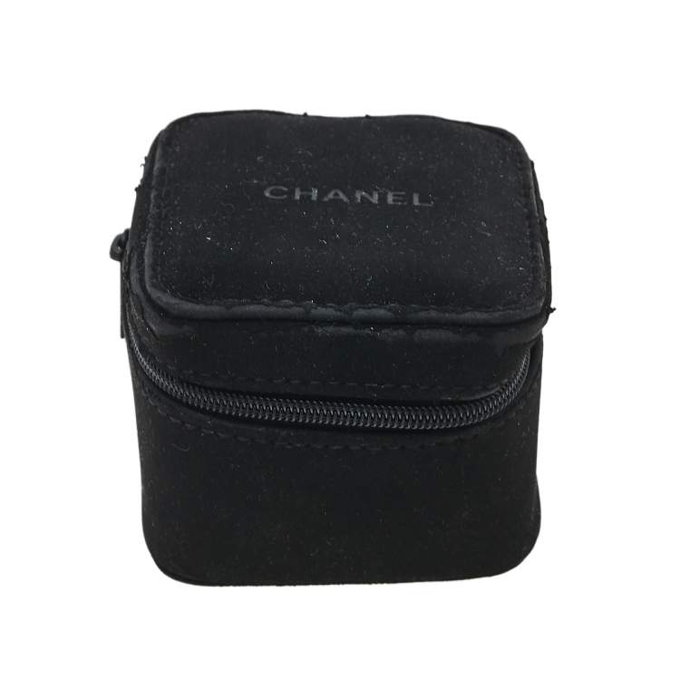 Pre Owned Chanel Black Gold Plated Stainless Steel and Leather Premiere H0001 Women's Wristwatch 20 mm
