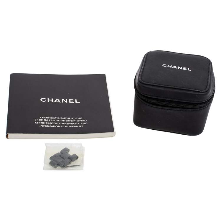 Pre Owned Chanel Black Ceramic J12 H1626 Women's Wristwatch 38 mm