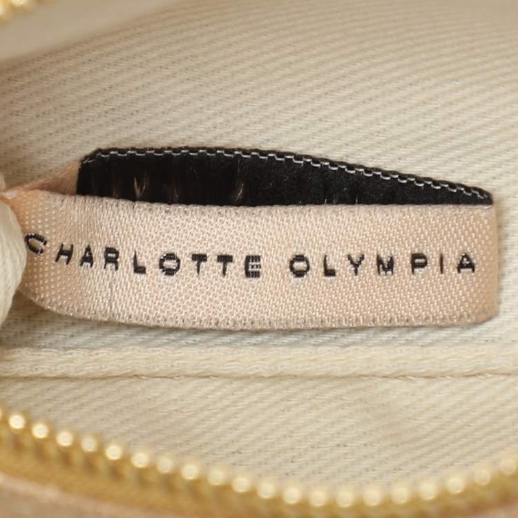 Pre Owned Charlotte Olympia Black Halloween Lace And Perspex Spider Box Clutch