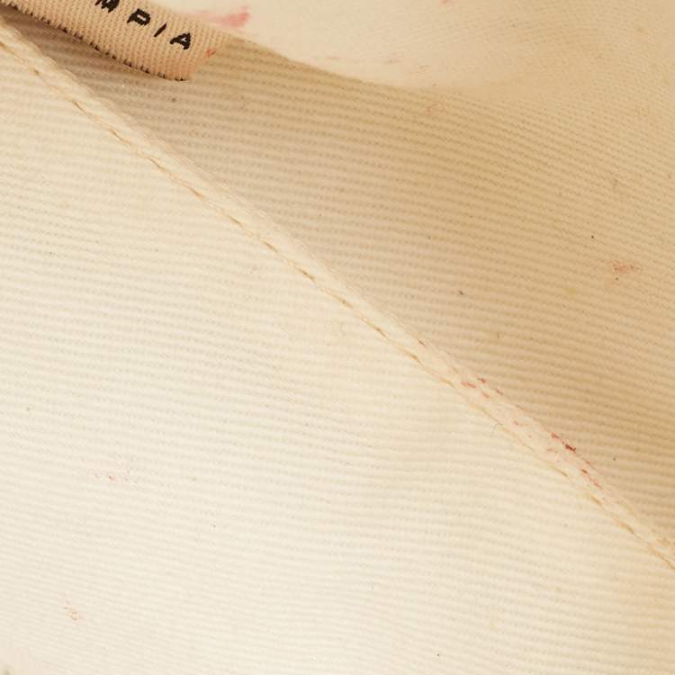 Pre Owned Charlotte Olympia White Marble Effect Perspex Spider Pandora Box Clutch