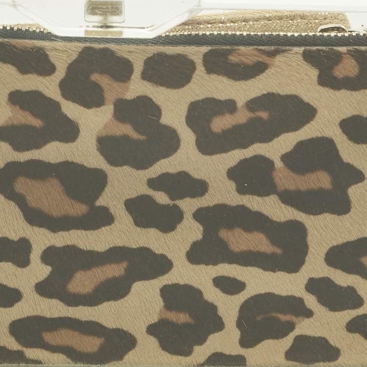 Pre Owned Charlotte Olympia Clear Perspex Spider Pandora Box Clutch