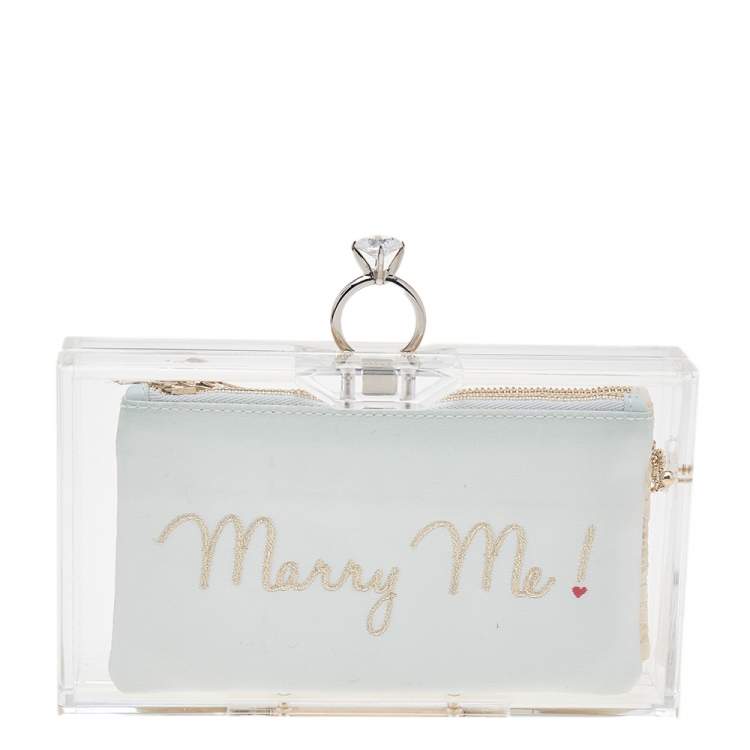 Charlotte olympia deals clear clutch