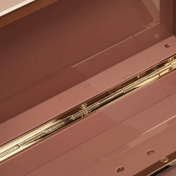 مملوكة مسبقًا Charlotte Olympia Lilac Perspex Virgo Zodiac Pandora Box Clutch