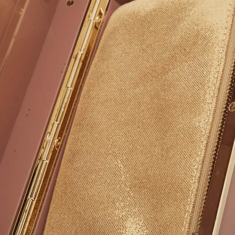 مملوكة مسبقًا Charlotte Olympia Lilac Perspex Virgo Zodiac Pandora Box Clutch