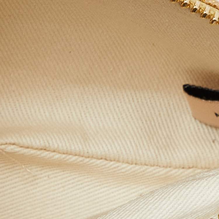 Pre Owned Charlotte Olympia Peach Perspex Cancer Zodiac Pandora Box Clutch