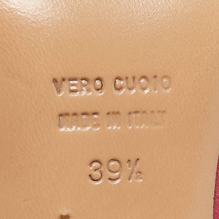 Pre Owned Charlotte Olympia Pink Suede Dolly Platform Pumps Size 39.5