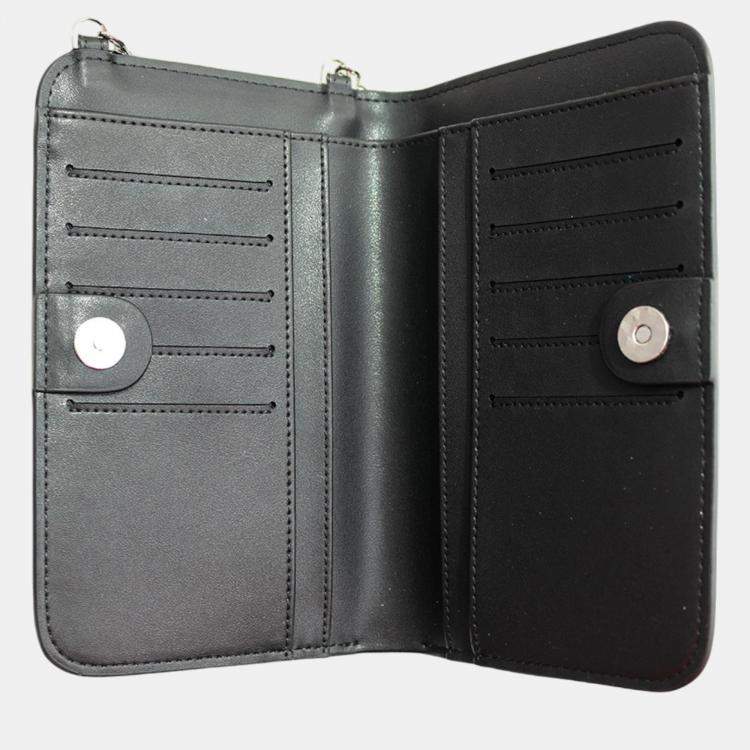 Pre Owned Charriol Black Leather  Mobile Accessories