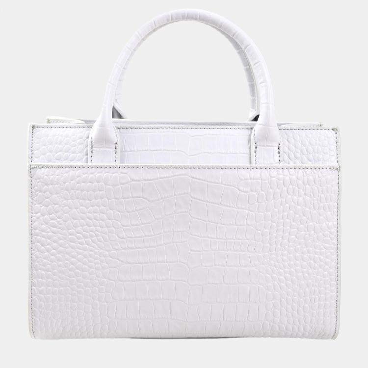 Pre Owned Charriol Light Grey Leather Christina Handbag