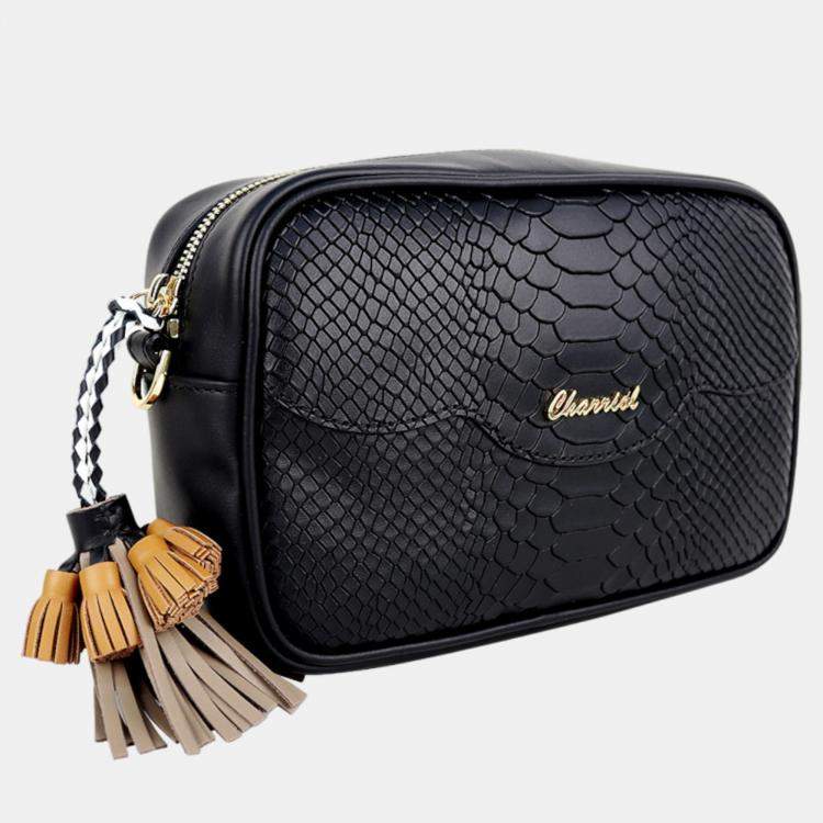Pre Owned Charriol Black Leather PALAIS ROYAL Crossbody