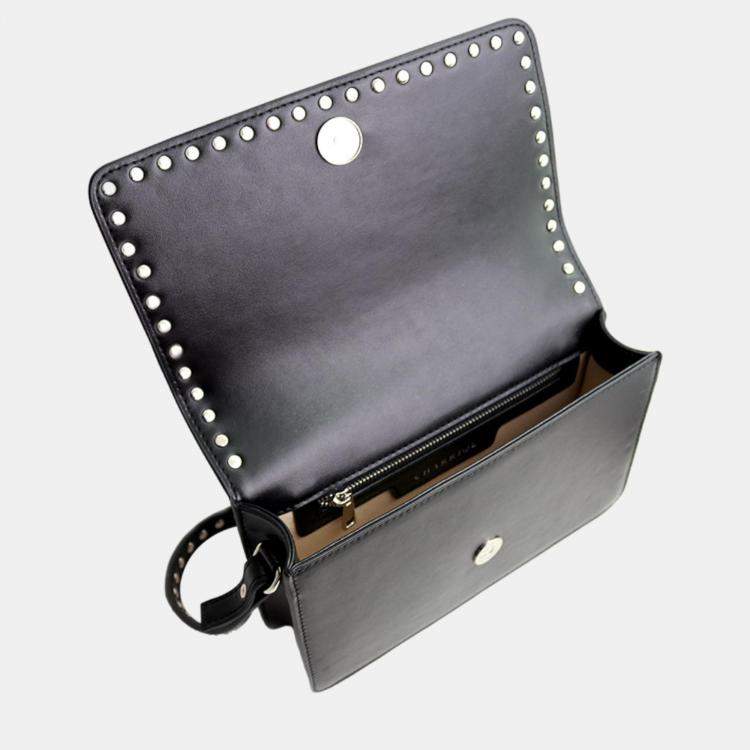 Pre Owned Charriol Black Leather ZenHarmony Handbag