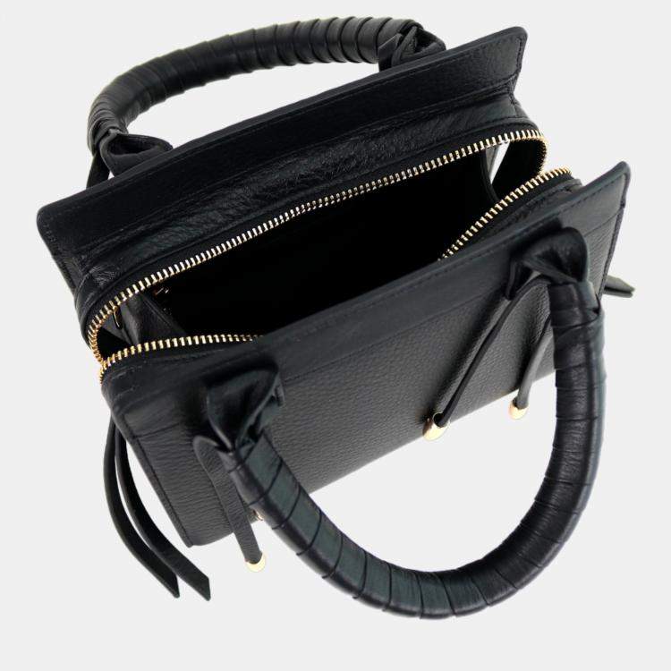 Pre Owned Charriol Black  Leather Forever Handbag