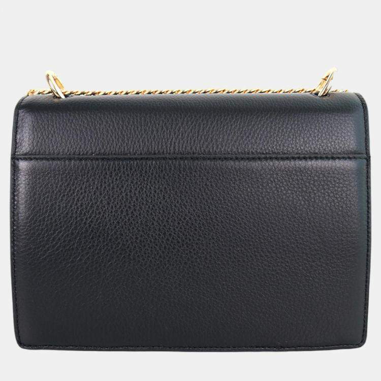 Pre Owned Charriol Black Leather Forever Handbag