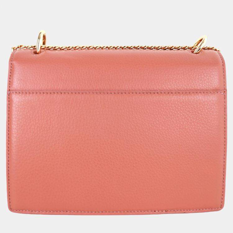Pre Owned Charriol Light Brown Leather Forever Handbag