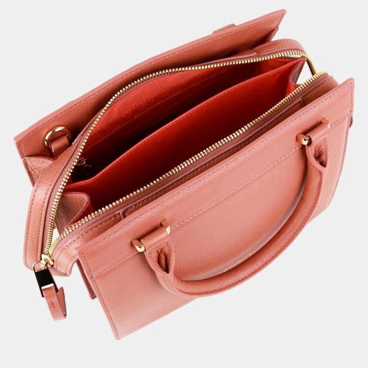 Pre Owned Charriol Light Brown Leather Forever Handbag