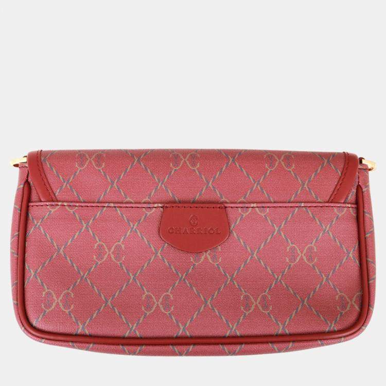 Pre Owned Charriol Bordeaux Leather CALYPSO Crossbody