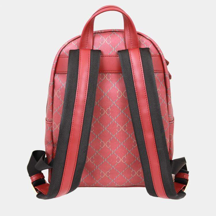 Pre Owned Charriol Bordeaux Leather  Back Pack