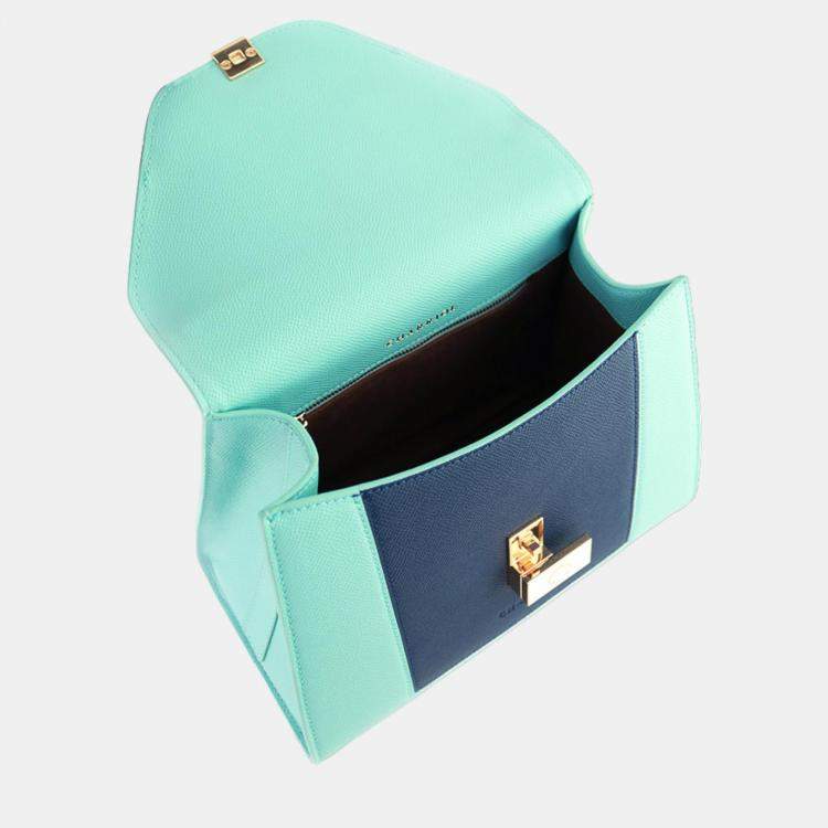 Pre Owned Charriol Blue & Navy Leather LE REVE Handbag