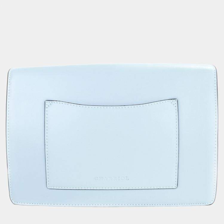 Pre Owned Charriol Blue Leather TWIST Handbag
