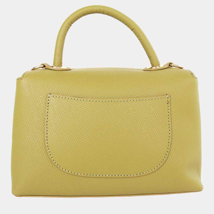 Pre Owned Charriol Grey Leather LE REVE Handbag